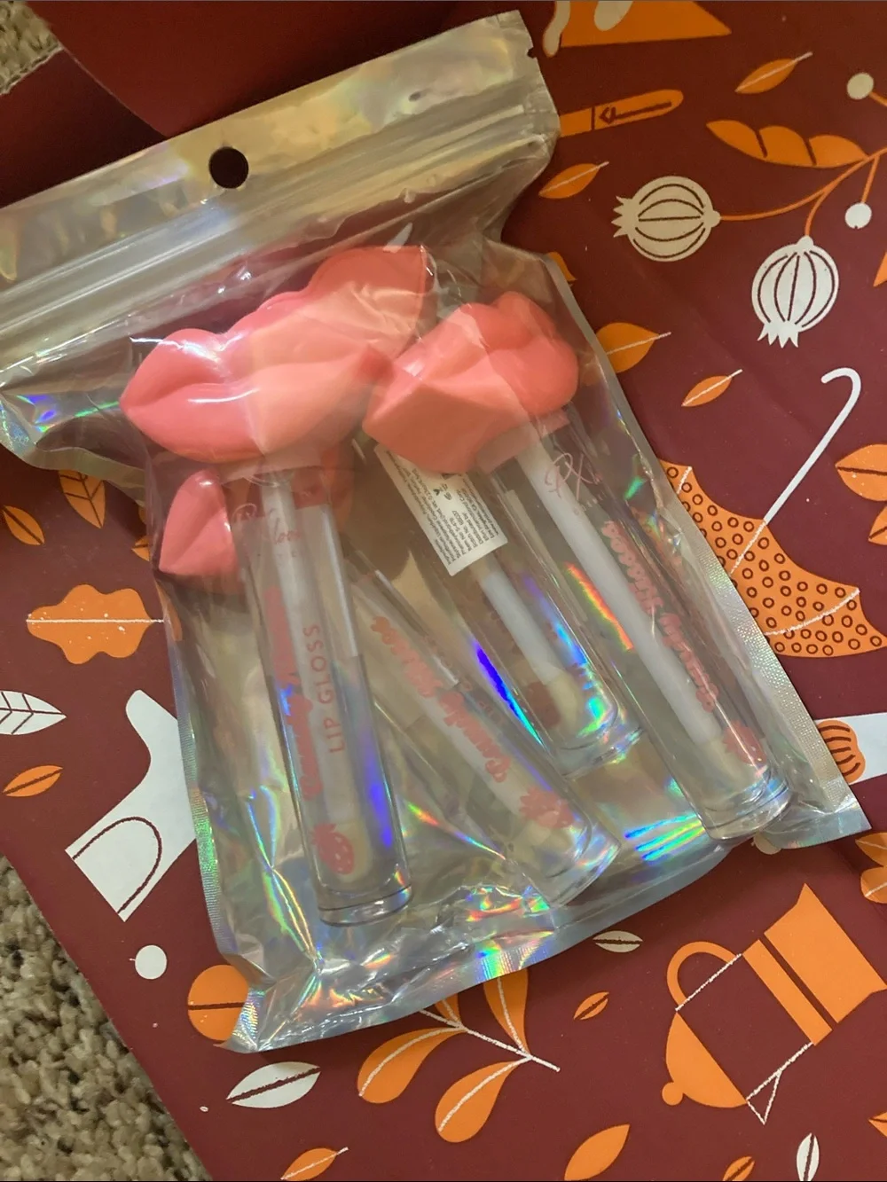 Strawberry 🍓 Candy Kisses lipgloss set